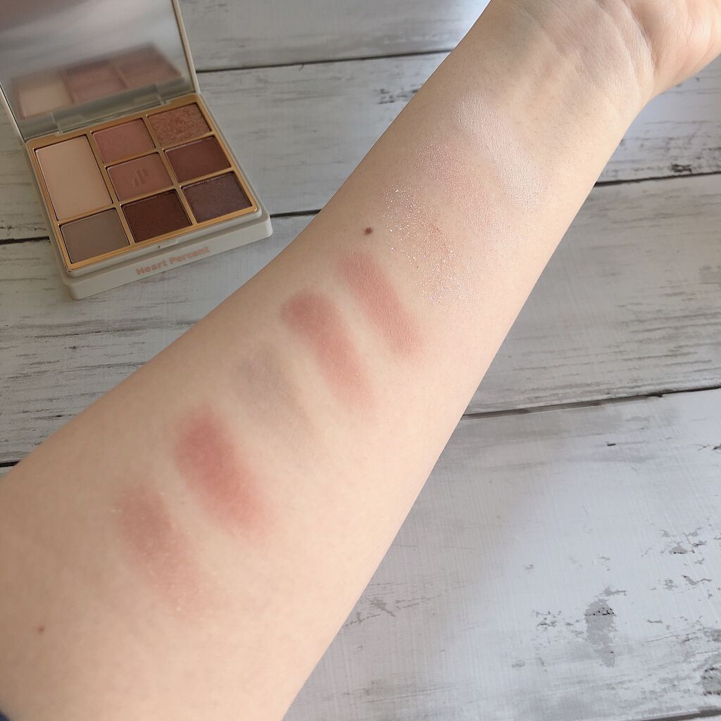 ドットオンムードアイパレット/Heart Percent/アイシャドウパレットを使ったクチコミ(2枚目)