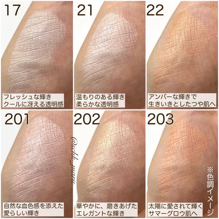 ル・レオスールデクラ /クレ・ド・ポー ボーテ/パウダーハイライトを使ったクチコミ(6枚目)