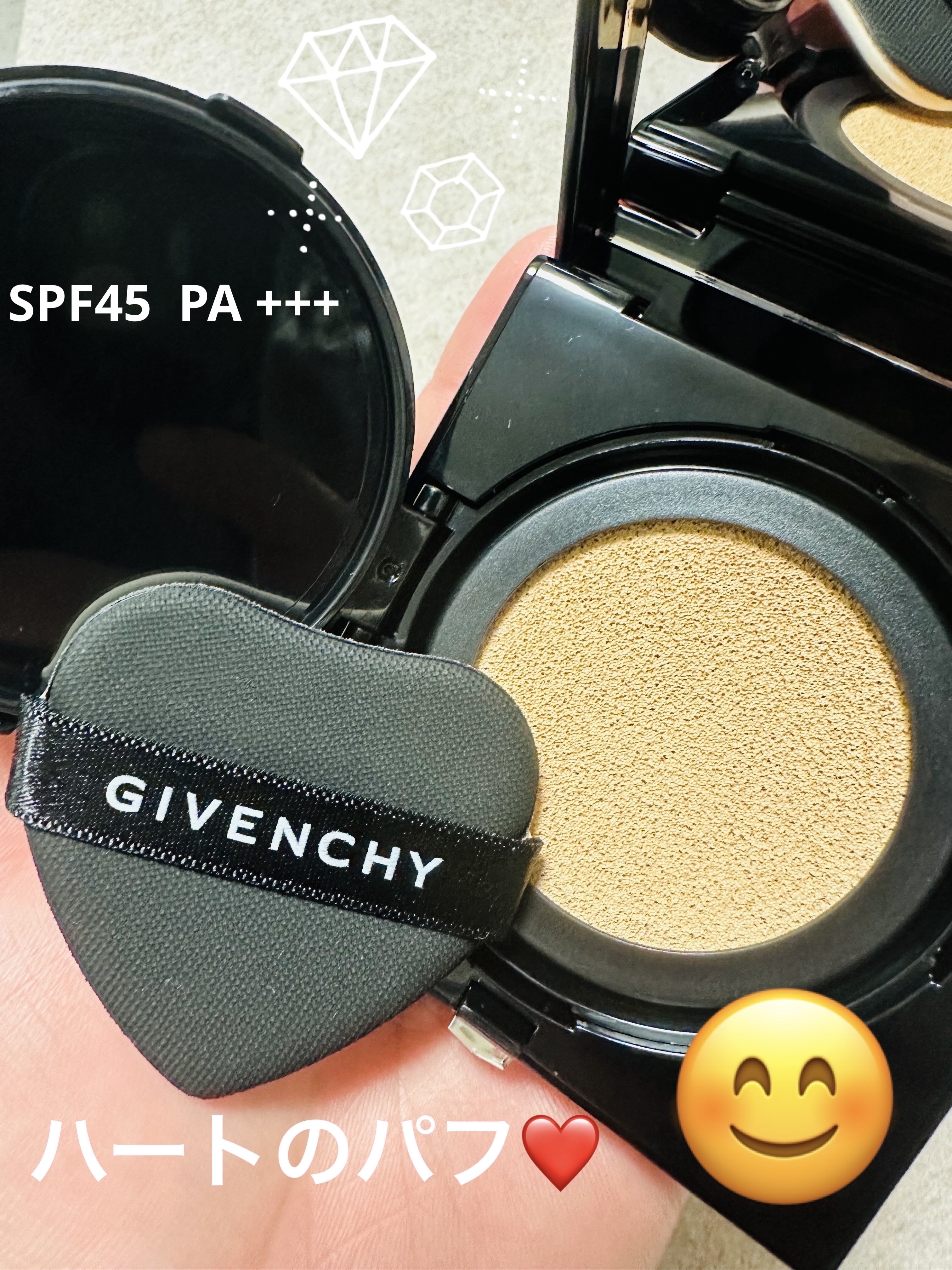 GIVENCHY プリズム・リーブル・スキンケアリング・グロウ・クッションのクチコミ「YouTubeで美容家の人がおすすめをしていて欲しくなり旅先で買ってしまいました！
マスクを外.....」（2枚目）