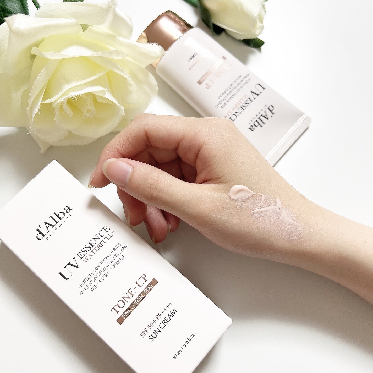 ウォータフルトーンアップサンクリーム/ダルバ/日焼け止めクリームを使ったクチコミ(3枚目)