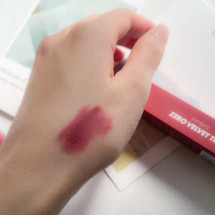 ゼロベルベットティント/rom&nd/リップティントを使ったクチコミ(4枚目)