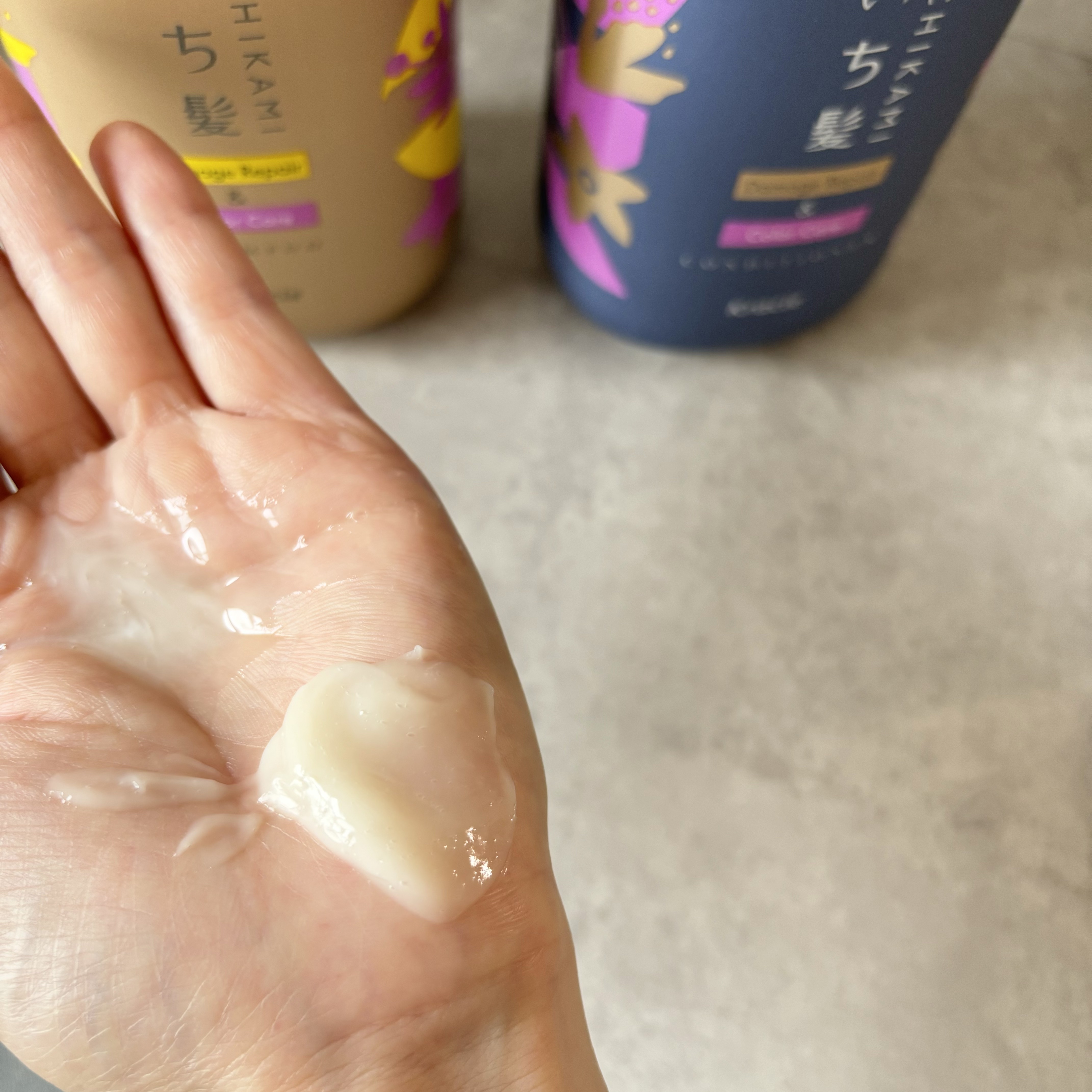 ダメージリペア＆カラーケア トリートメント/いち髪/洗い流すヘアトリートメントを使ったクチコミ（2枚目）