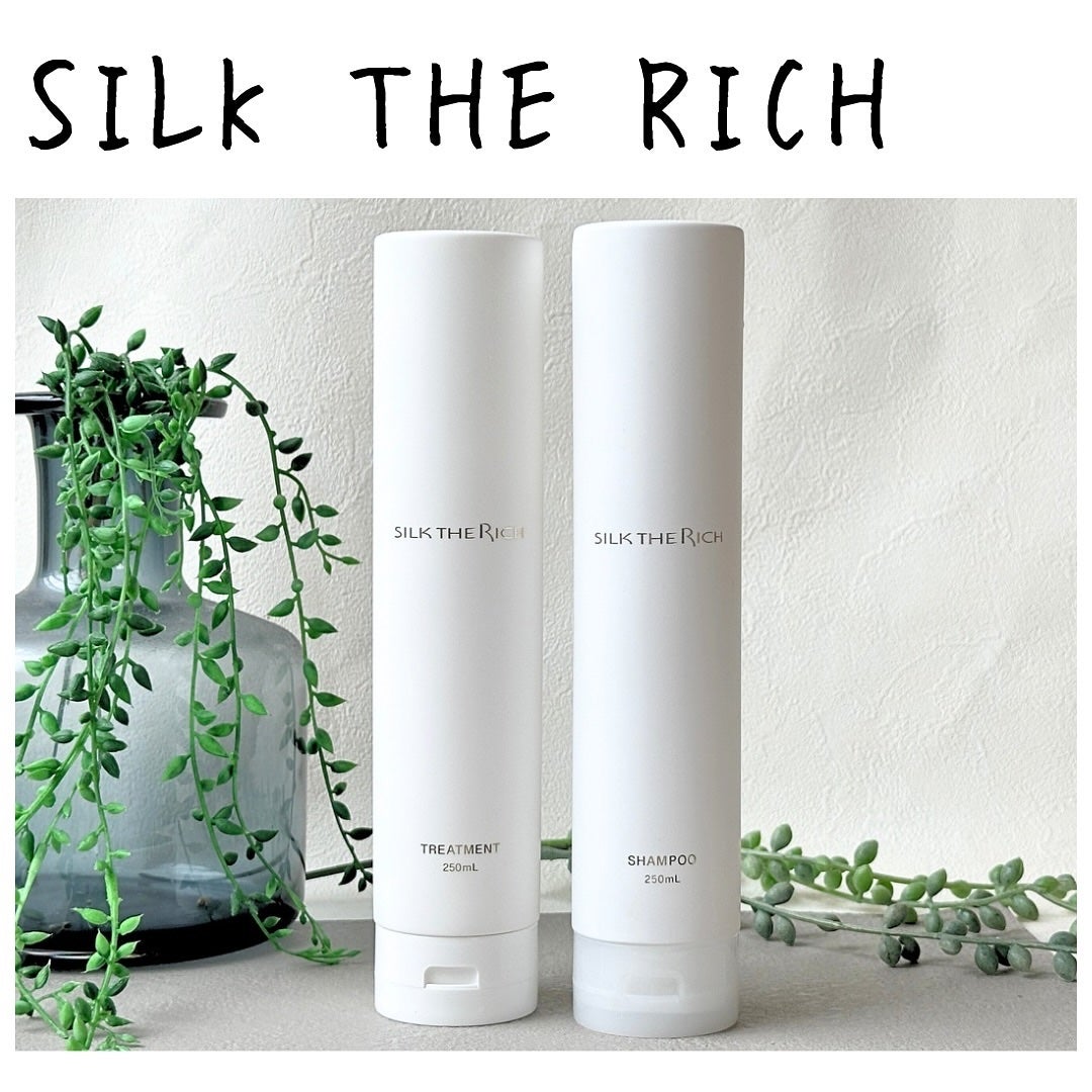 SILK THE RICH モイスト&リペア シャンプー・トリートメント/SILK THE RICH/市販シャンプーを使ったクチコミ(1枚目)