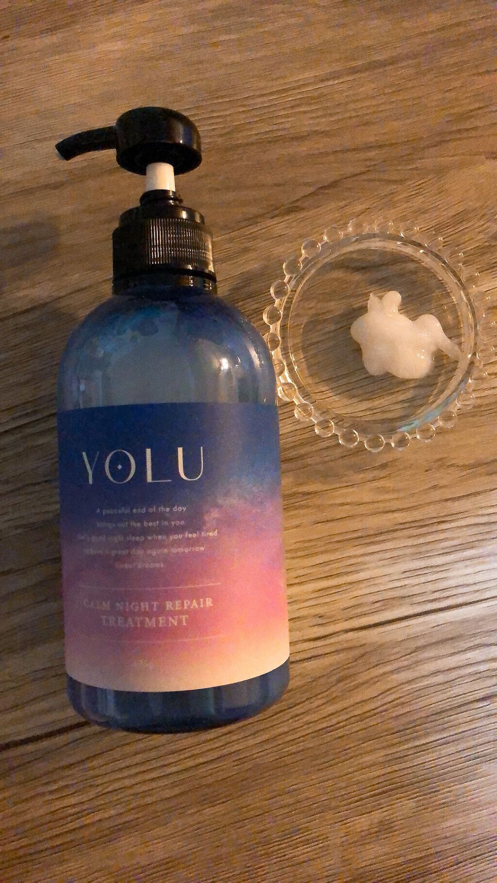 カームナイトリペアシャンプー／トリートメント/YOLU/市販シャンプーを使ったクチコミ（3枚目）