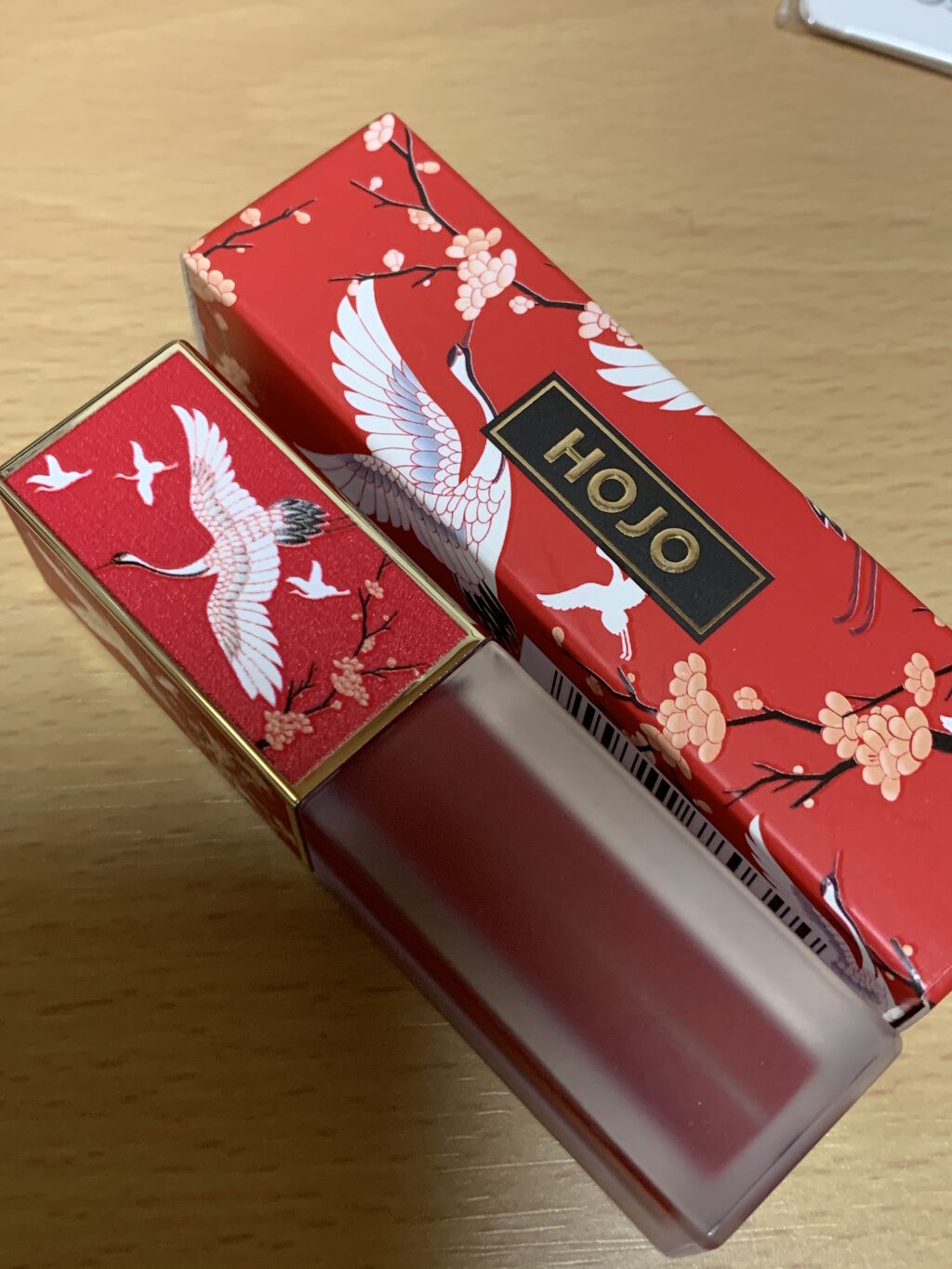 HOJO 锦瑟桃花绒情口红/HOJO/口紅を使ったクチコミ（1枚目）