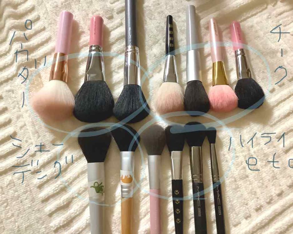 メイクアップブラシ/白鳳堂/メイクブラシを使ったクチコミ（2枚目）