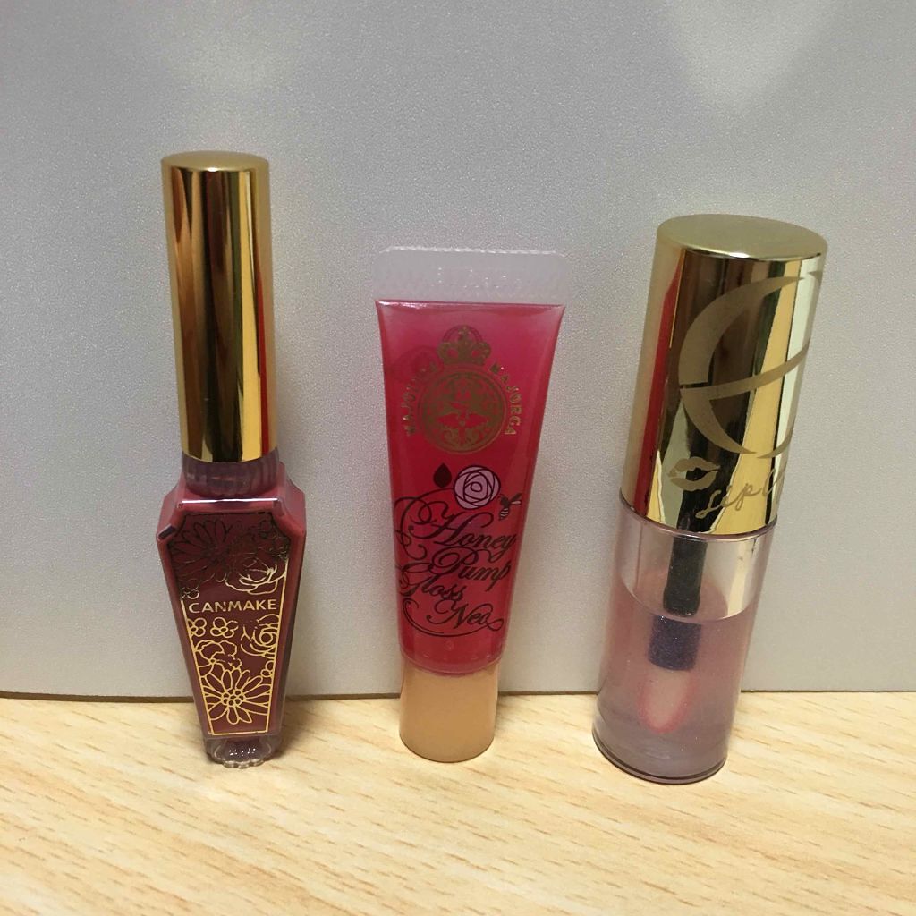 リップティントマット 01 コーラル/キャンメイク/リップグロスを使ったクチコミ（2枚目）