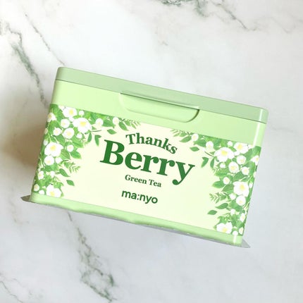 manyo Thanks Berry グリーンティーシートマスク