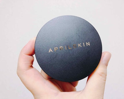 マジックスノークッション ブラック 2.0/APRILSKIN/クッションファンデーションを使ったクチコミ(1枚目)