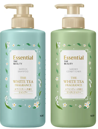エッセンシャル ホワイトティー シャンプー コンディショナー トリートメント 試してみた】エッセンシャル ザビューティ バリアシャンプー