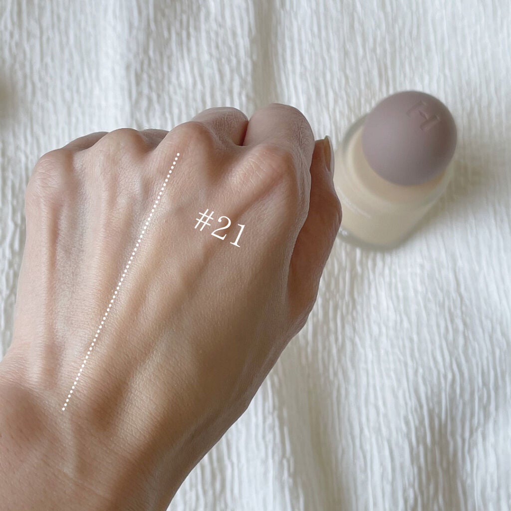 セカンドスキンファンデーション/hince/リキッドファンデーションを使ったクチコミ(4枚目)