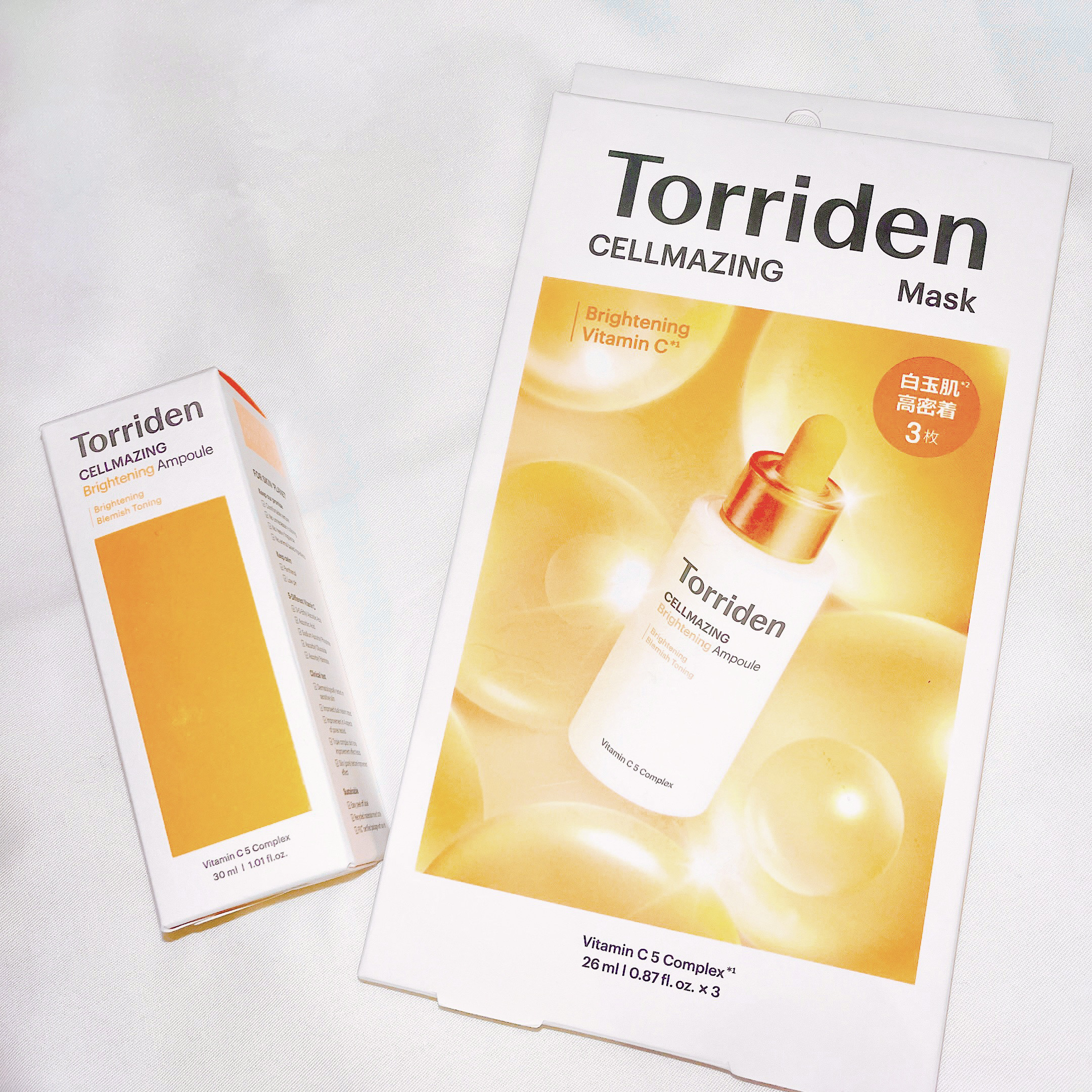 セルメイジング ビタC ブライトニングマスク/Torriden/シートマスク・パックを使ったクチコミ（1枚目）