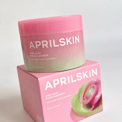 ピンクアロエメレンゲクレンザー/APRILSKIN/その他洗顔料を使ったクチコミ(6枚目)