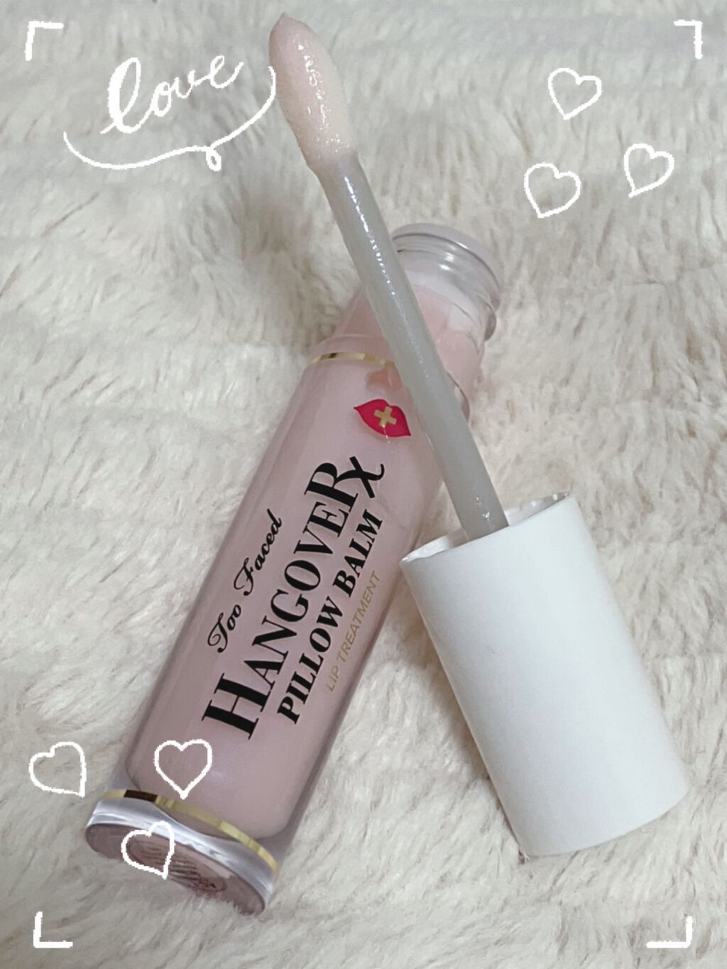 ～トゥー フェイスド ハングオーバー～ ピロー バーム リップ トリートメント/Too Faced/リップ美容液を使ったクチコミ（2枚目）