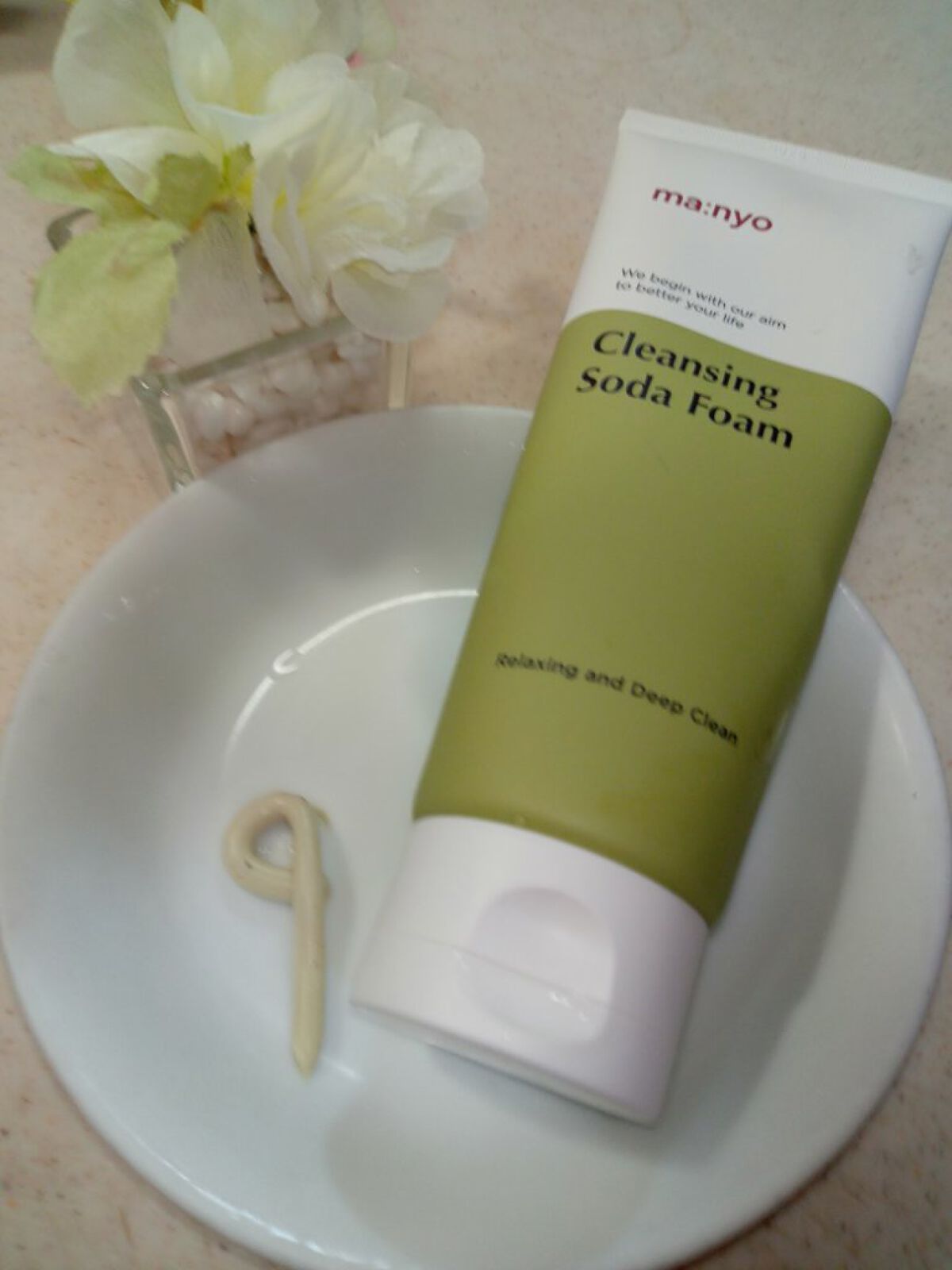 ソーダ洗顔料/manyo/洗顔フォームを使ったクチコミ（1枚目）