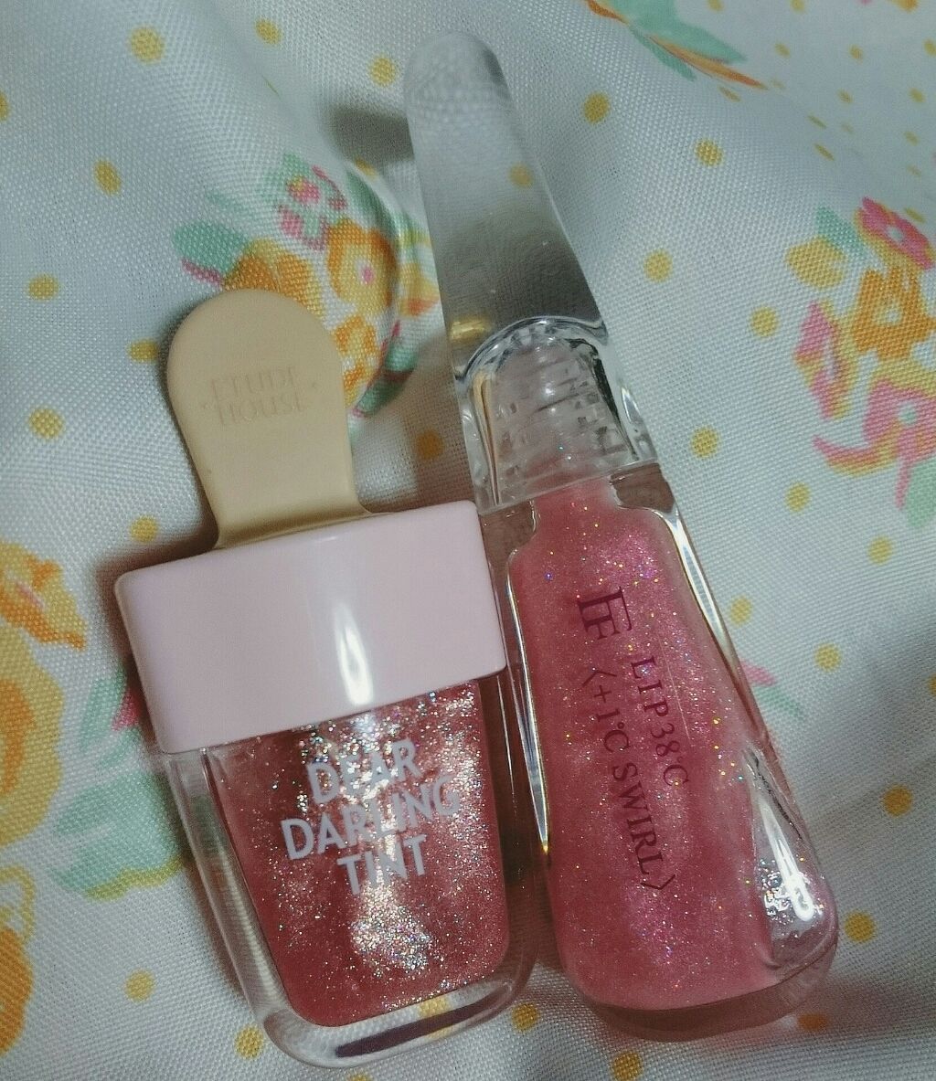 ディアダーリン ウォータージェルティント (アイスティント)/ETUDE/口紅を使ったクチコミ(1枚目)