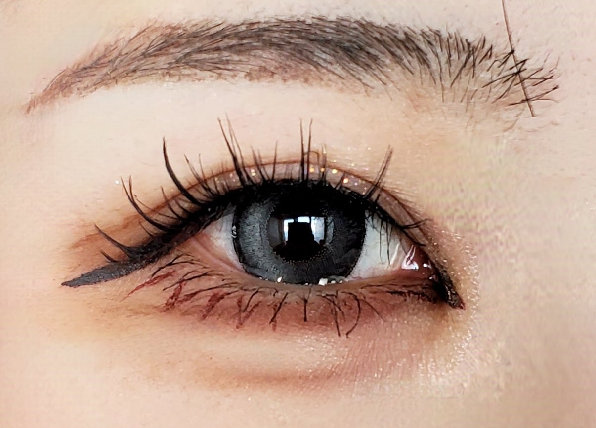 下まつげライアーライナー #TT05 あずきブラウン/tomei/リキッドアイライナーを使ったクチコミ（1枚目）