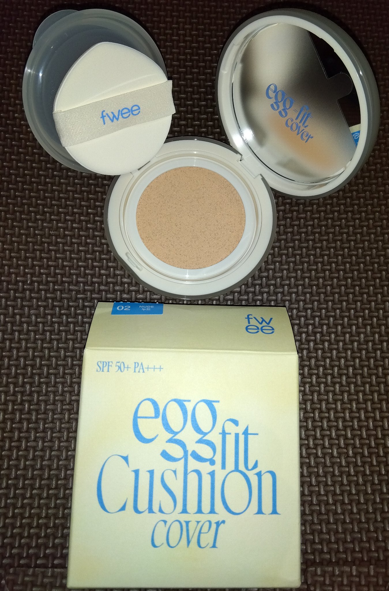 フィー クッションエッグフィットカバー/fwee/クッションファンデーションを使ったクチコミ（1枚目）