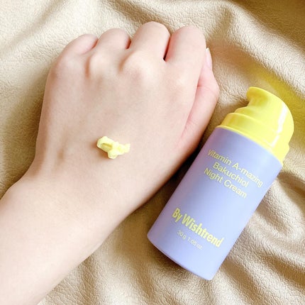 ビタミンA-mazingバクチオールナイトクリーム/By Wishtrend/フェイスクリームを使ったクチコミ(4枚目)