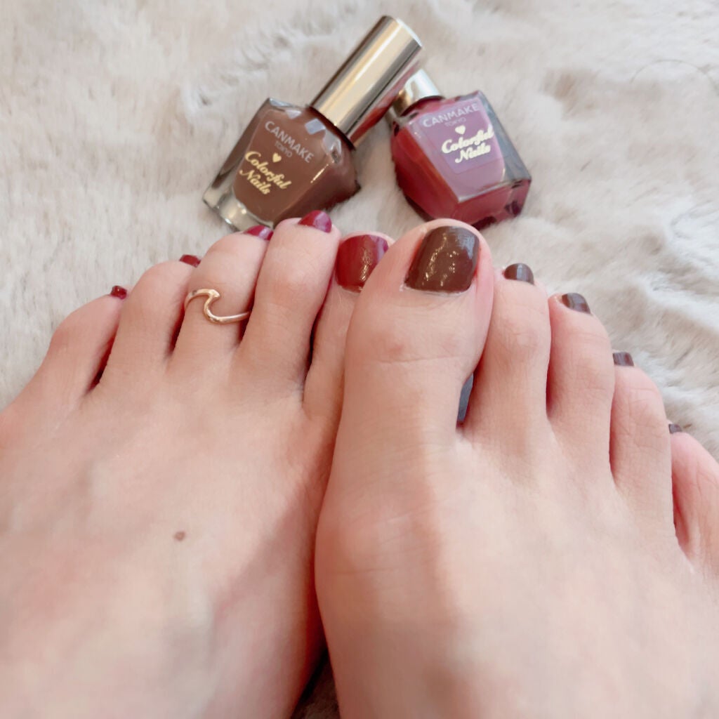 カラフルネイルズ/キャンメイク/マニキュアを使ったクチコミ(2枚目)