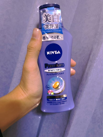 プレミアムボディミルク ホワイトニング【医薬部外品】		/ニベア/ボディミルクを使ったクチコミ(1枚目)
