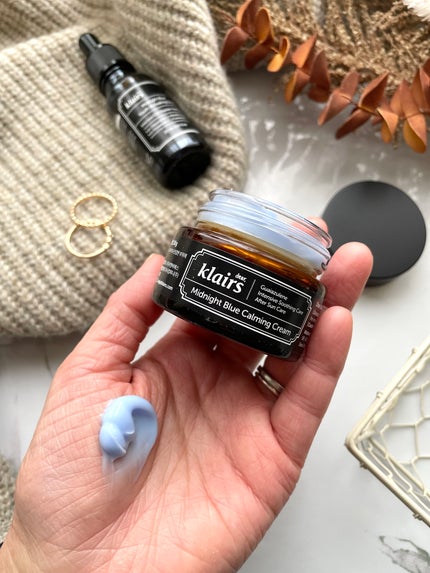 ミッドナイトブルーカーミングクリーム/Klairs/フェイスクリームを使ったクチコミ(6枚目)