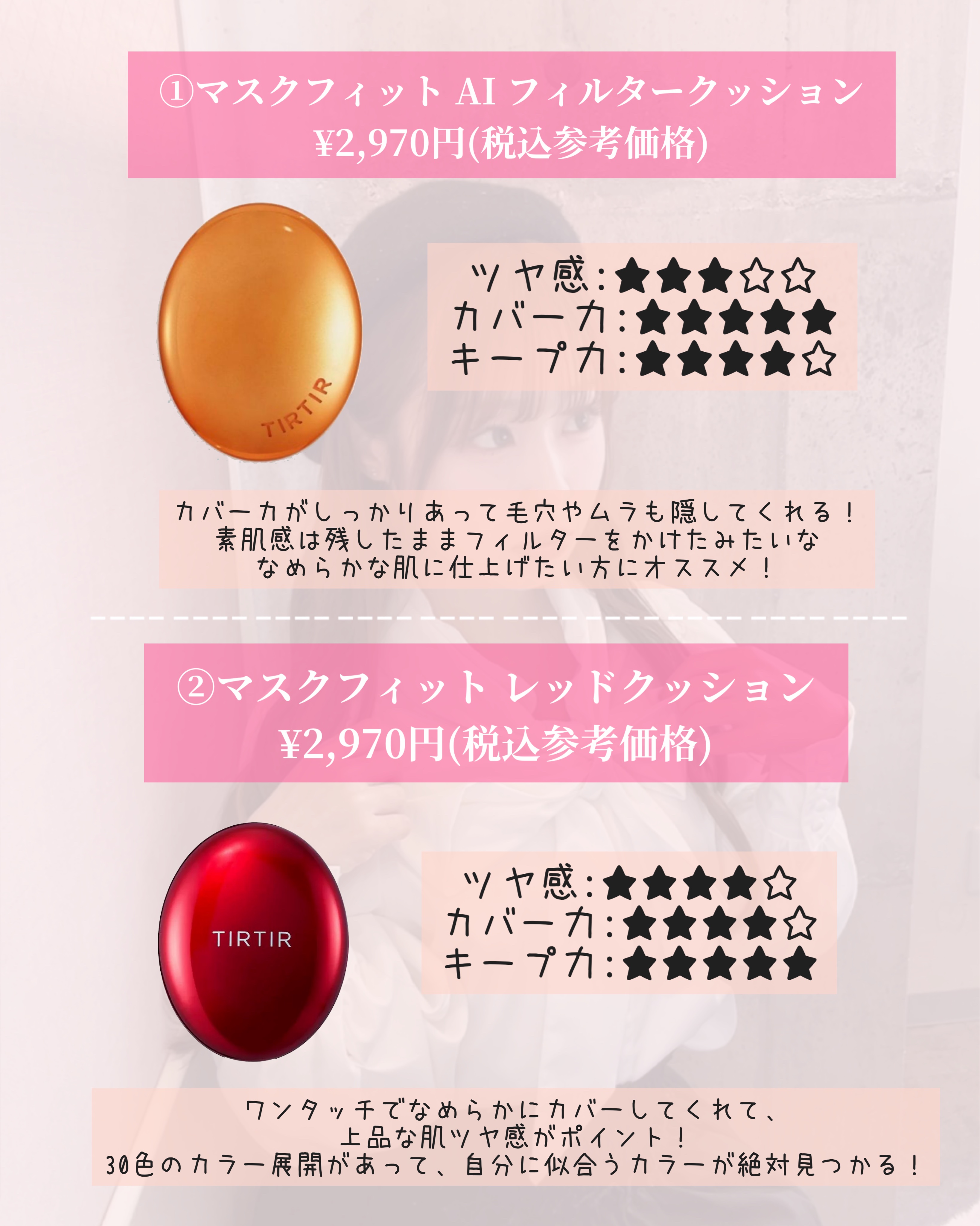 マスクフィットオールカバークッション/TIRTIR(ティルティル)/クッションファンデーションを使ったクチコミ（3枚目）