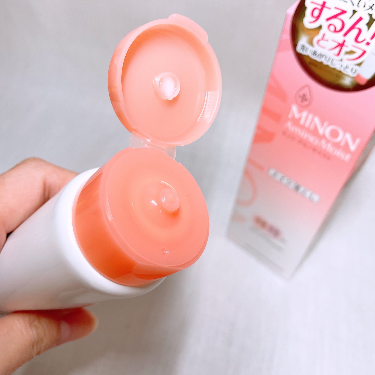 ミノン アミノモイスト モイストミルキィ クレンジング/ミノン/ミルククレンジングを使ったクチコミ(3枚目)