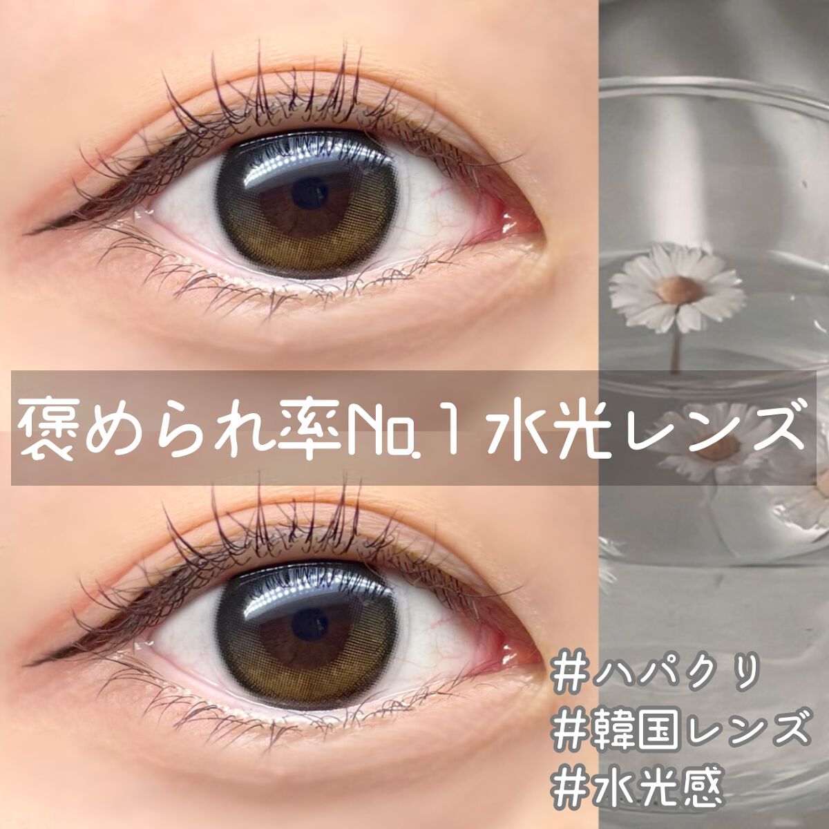 Secretive Kristen 1day ダスクブラウン/Hapa kristin/ワンデー（１DAY）カラコンを使ったクチコミ（1枚目）