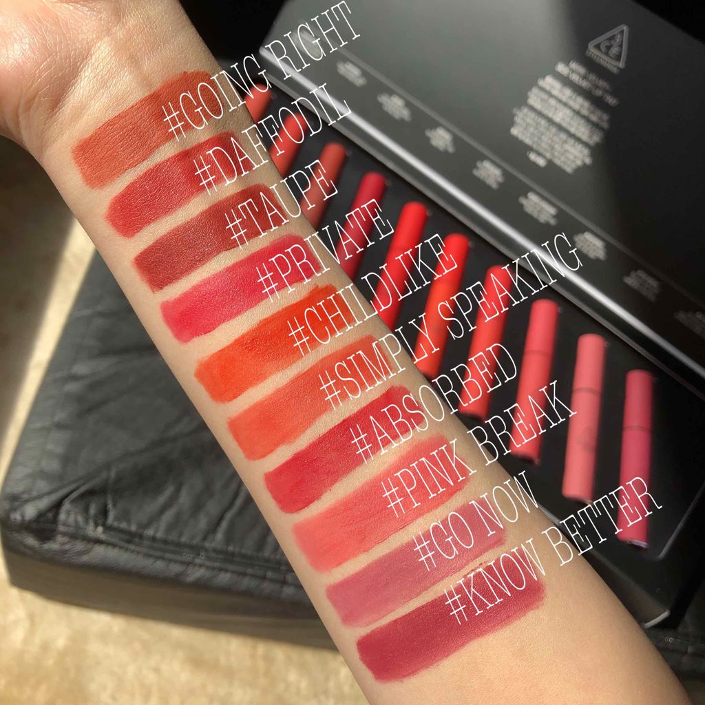 3CE ベルベット リップティント/3CE/リップティントを使ったクチコミ(2枚目)