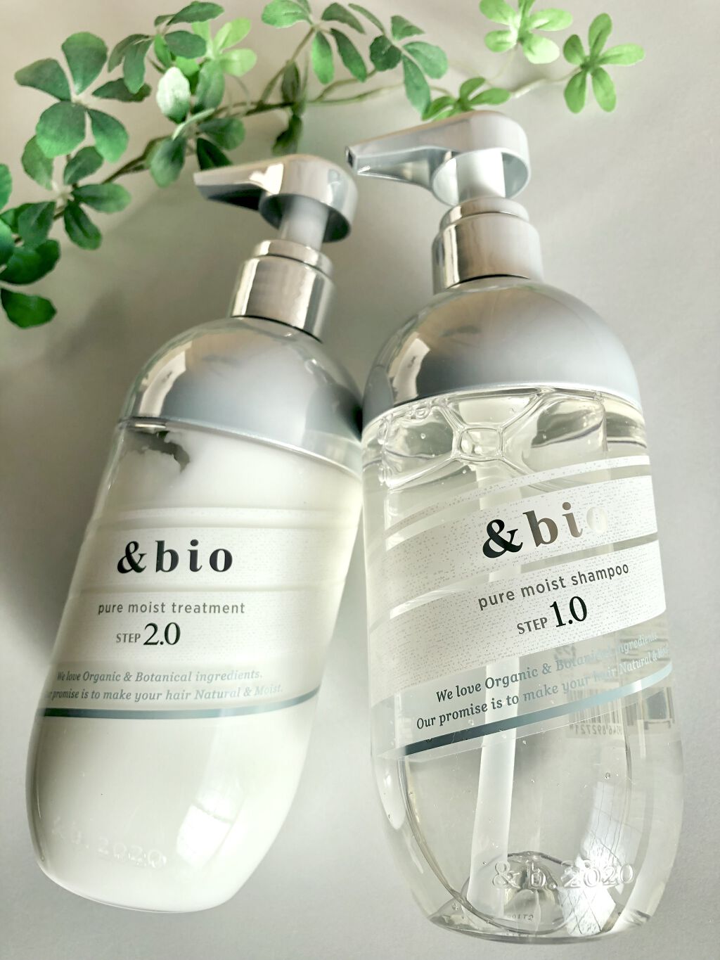 ピュアモイスト シャンプー 1.0／ヘアトリートメント 2.0/&bio/市販シャンプーを使ったクチコミ（1枚目）
