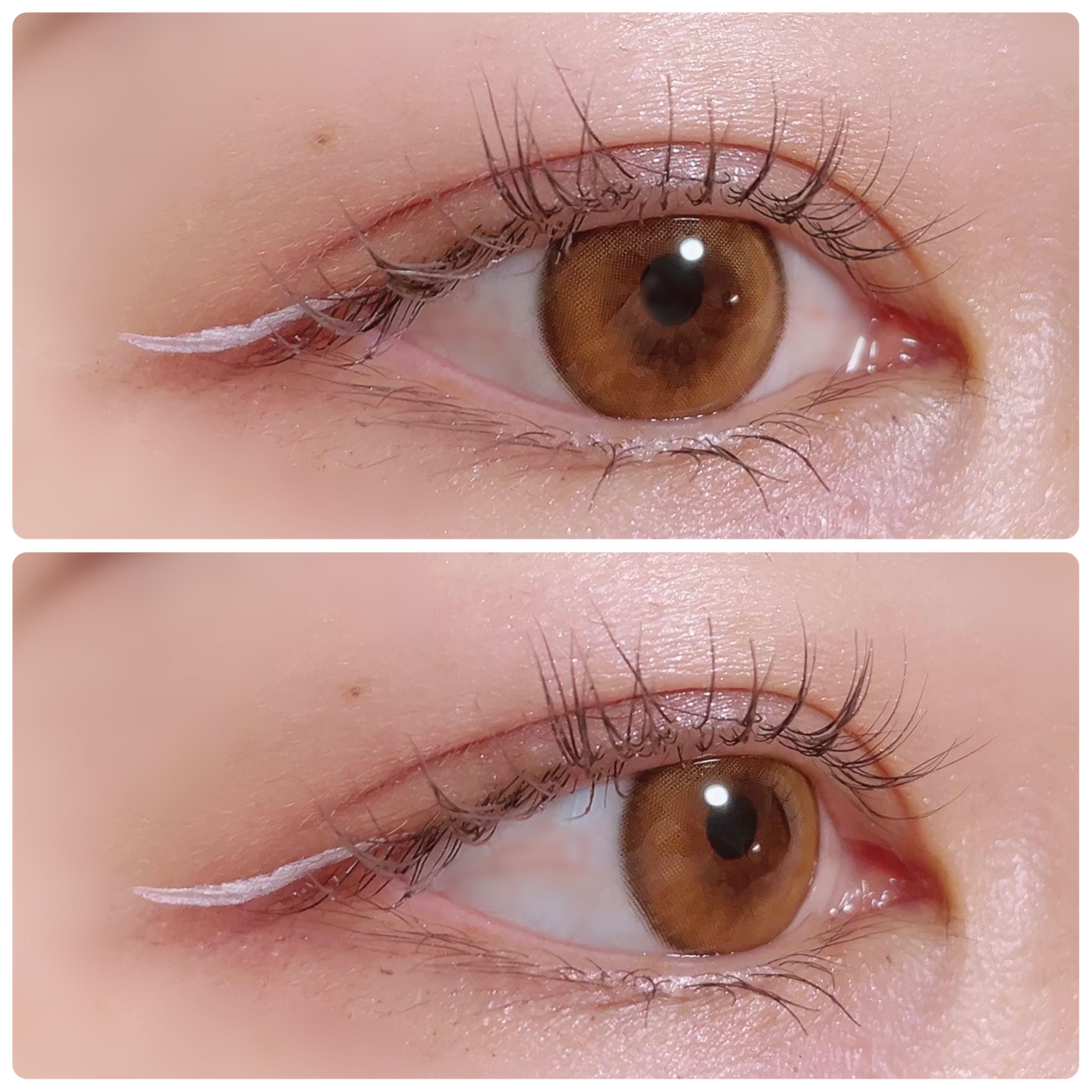 リキッドアイライナー  ホワイト(White)/3650/リキッドアイライナーを使ったクチコミ（3枚目）