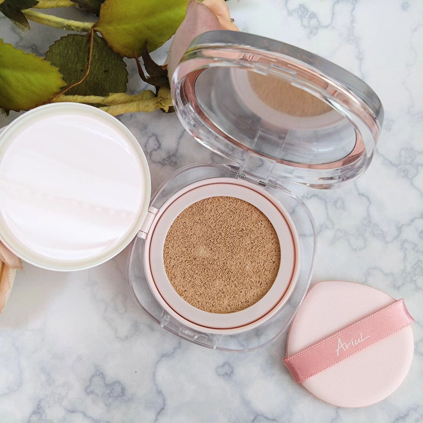 アリウル インクフェザーカバーラスティングクッション/Ariul/クッションファンデーションを使ったクチコミ(3枚目)