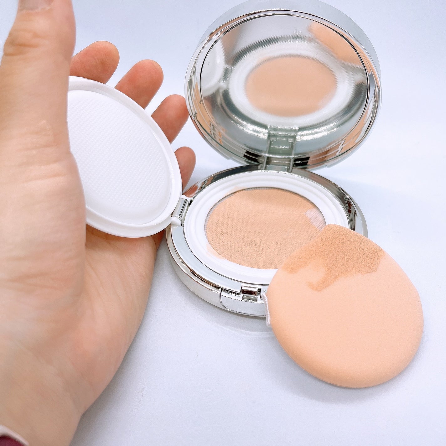 グリーミングテンションパクト/2aN/クリーム・エマルジョンファンデーションを使ったクチコミ(2枚目)