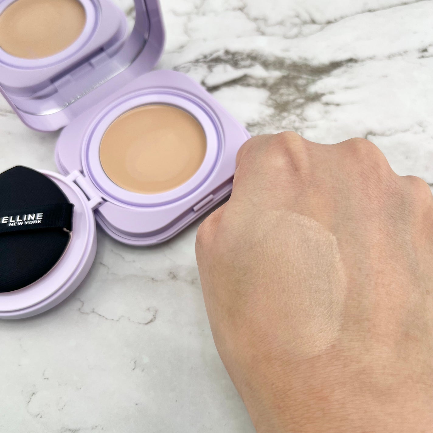 SPステイ クリームパクト ファンデーション/MAYBELLINE NEW YORK/クリーム・エマルジョンファンデーションを使ったクチコミ(3枚目)