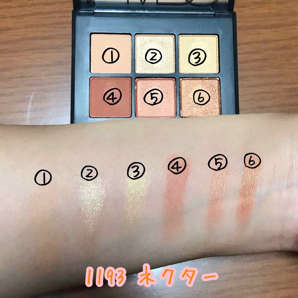 ヴォワヤジュールアイシャドウパレット/NARS/アイシャドウパレットを使ったクチコミ(2枚目)