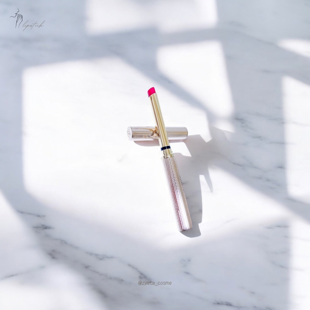 ピュア カラー スリック シャイン リップスティック 222 ヒート オブ モーメント/ESTEE LAUDER/口紅を使ったクチコミ（3枚目）