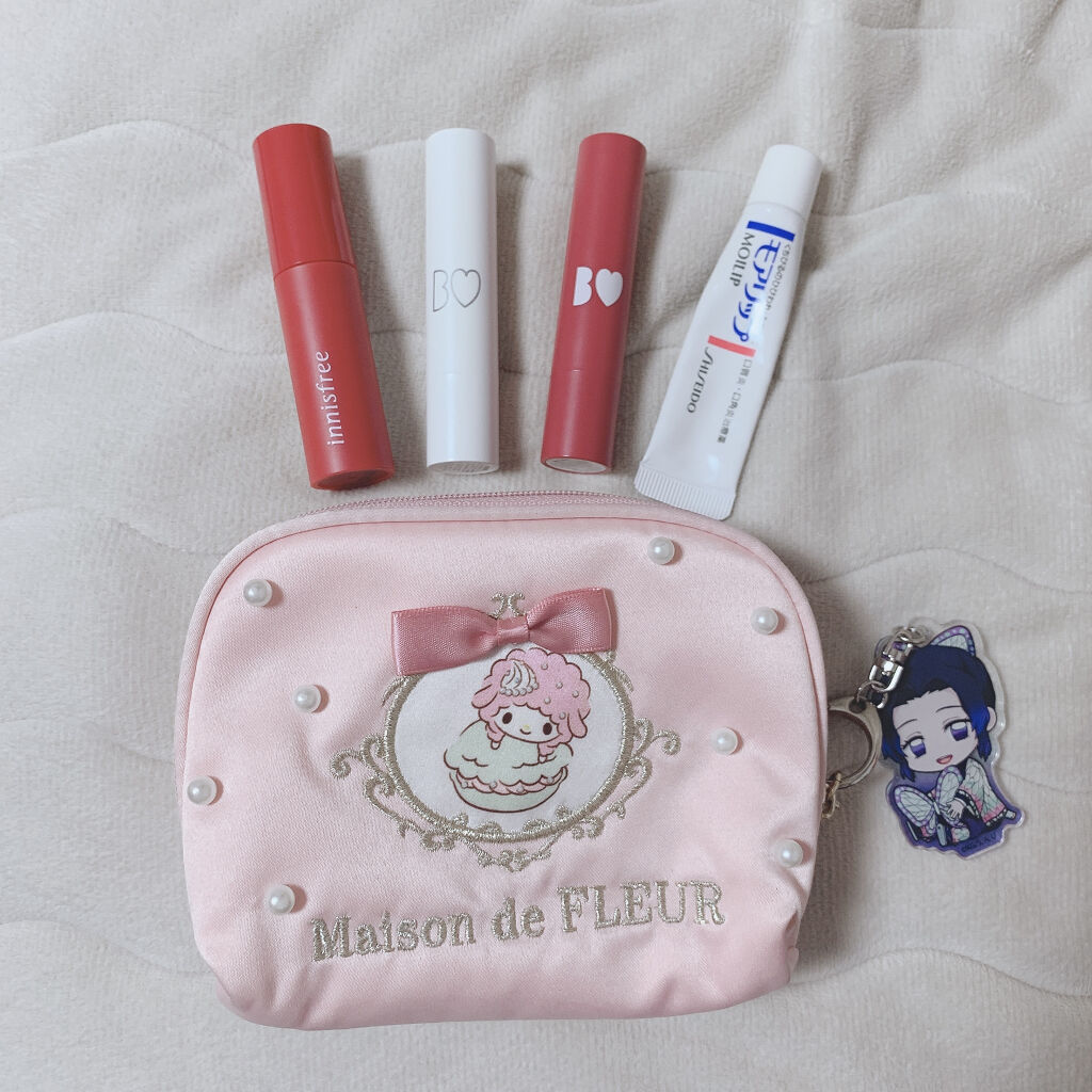 ビビッドコットン インクティント ブラー 2/innisfree/口紅を使ったクチコミ（2枚目）