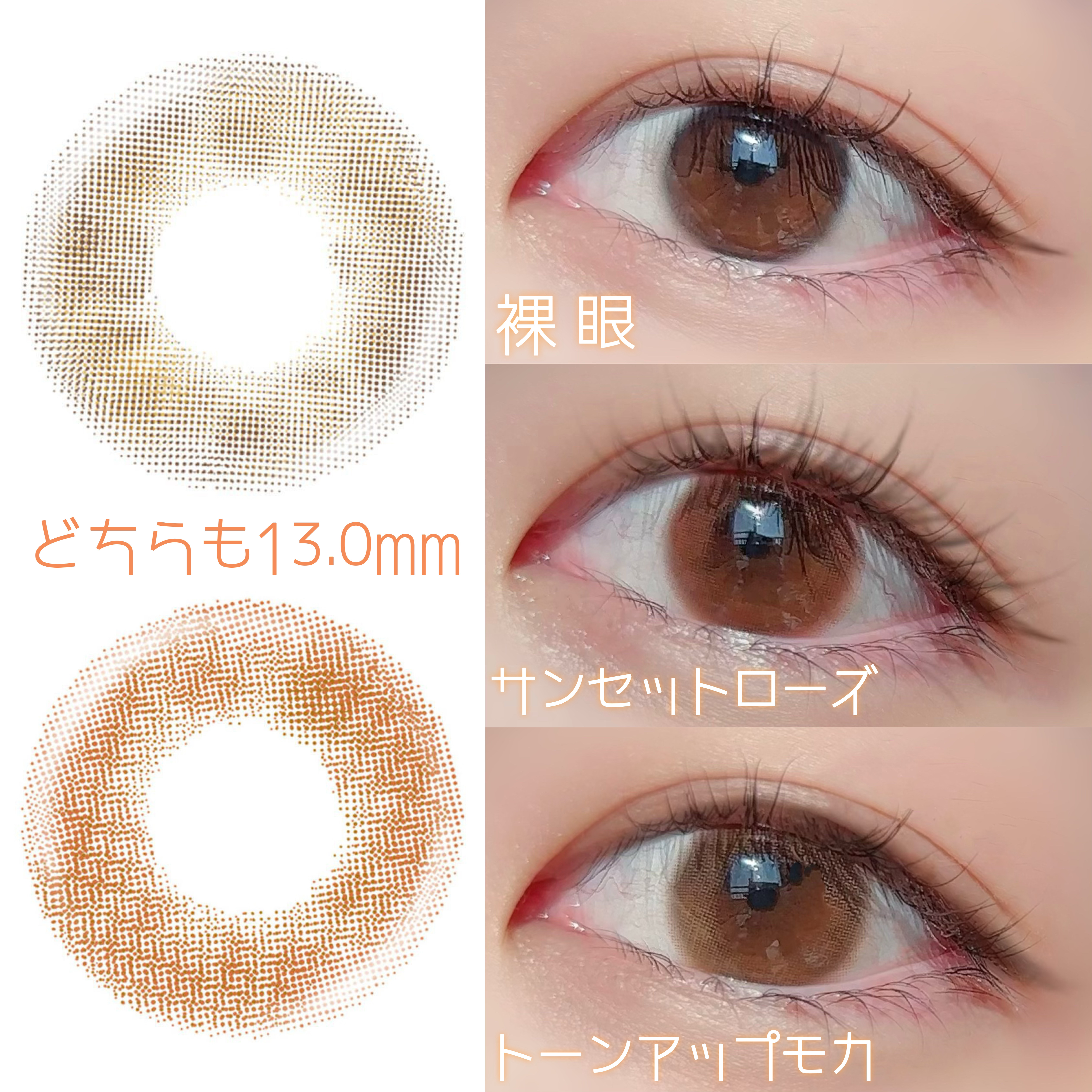 miium 1day サンセットローズ/miium/ワンデー（１DAY）カラコンを使ったクチコミ（3枚目）