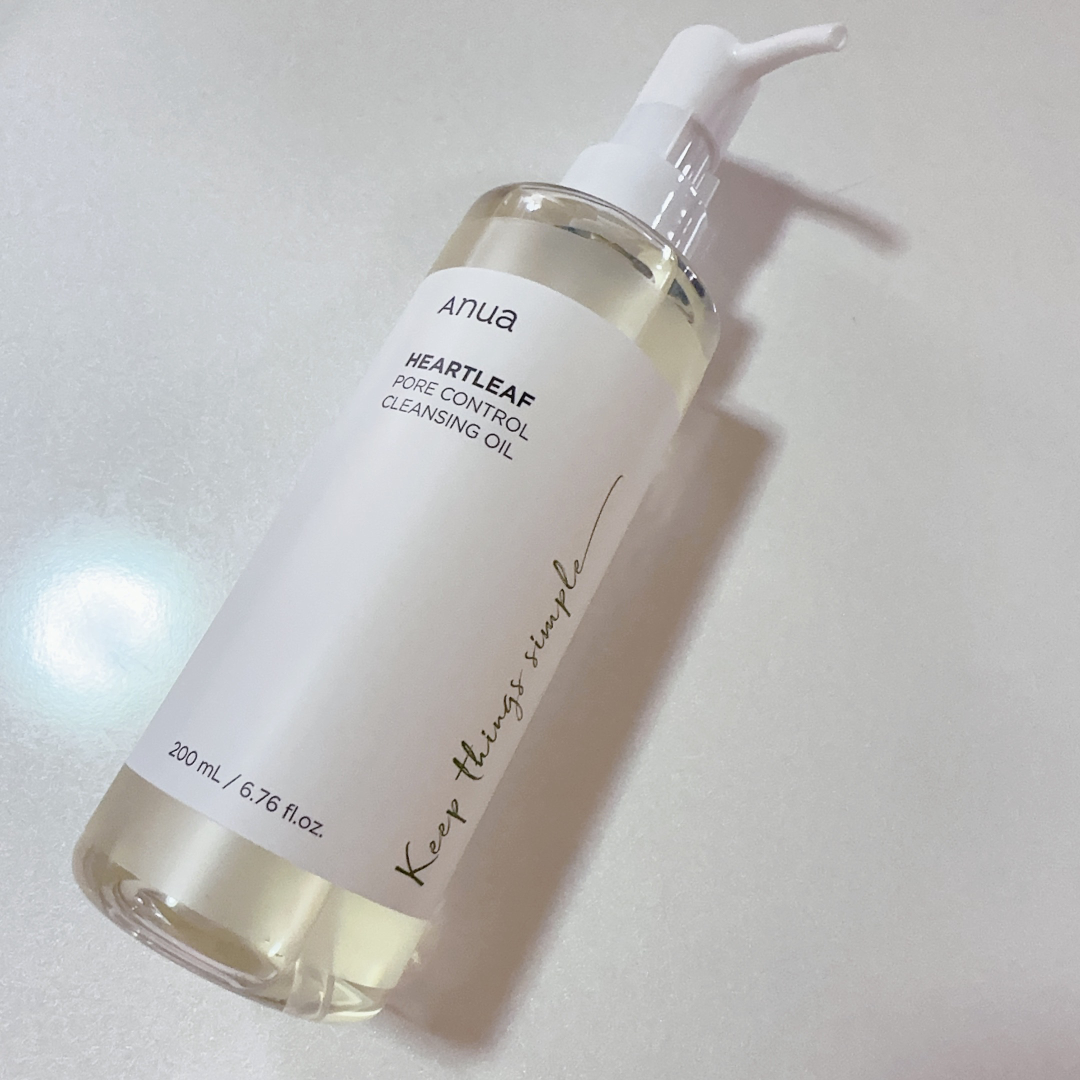 ドクダミ ポアコントロールクレンジングオイル/Anua/オイルクレンジングを使ったクチコミ（2枚目）