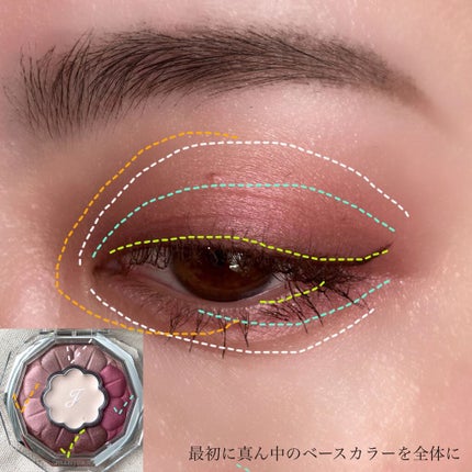 ジルスチュアート ブルームクチュール アイズ/JILL STUART/アイシャドウパレットを使ったクチコミ(5枚目)