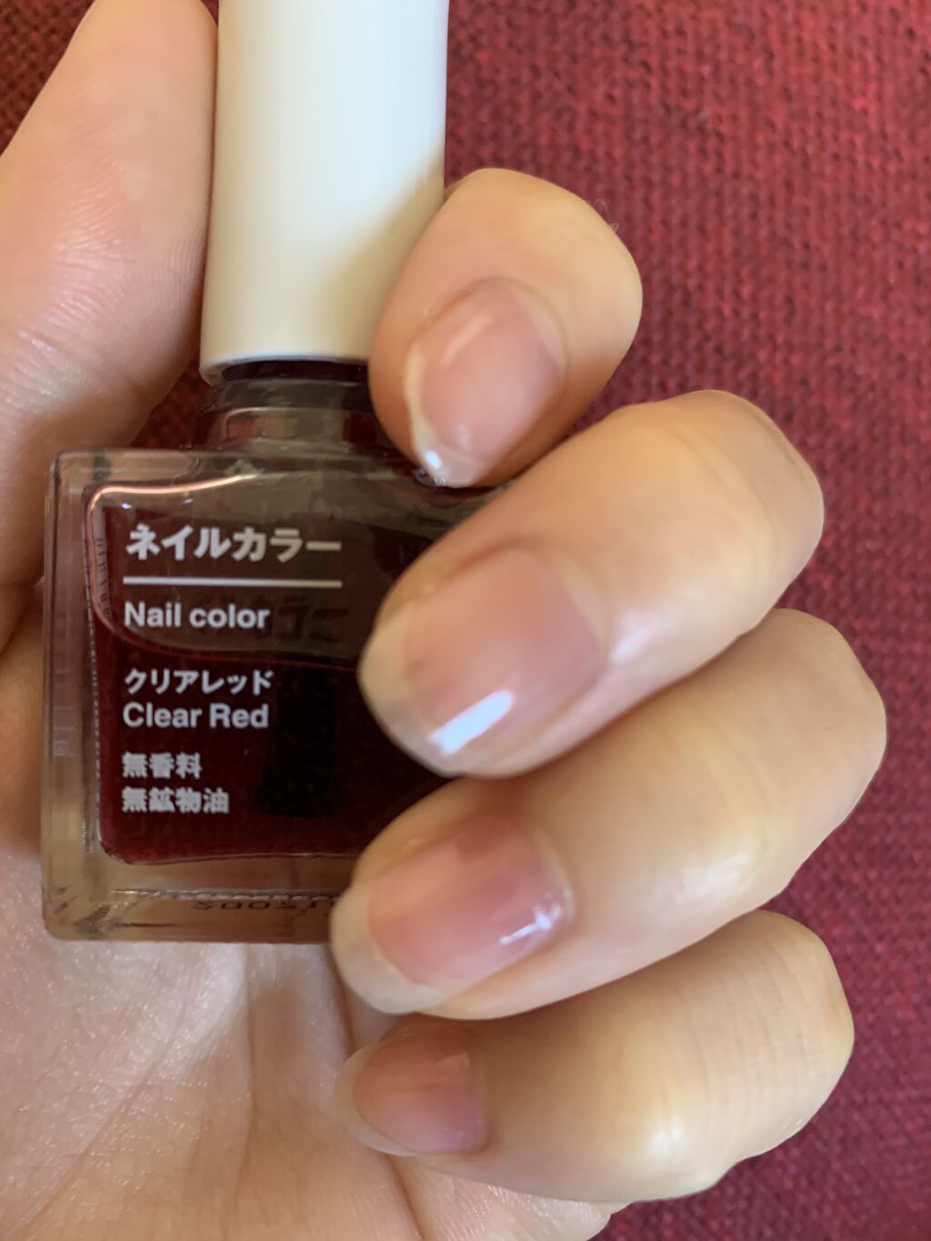 ネイルカラー/無印良品/マニキュアを使ったクチコミ（1枚目）