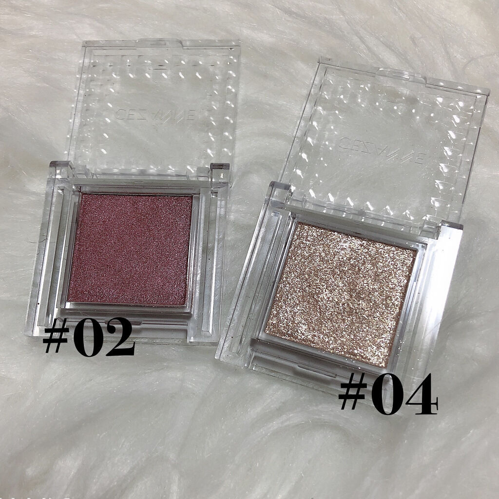 シングルカラーアイシャドウ/CEZANNE/単色アイシャドウを使ったクチコミ（2枚目）