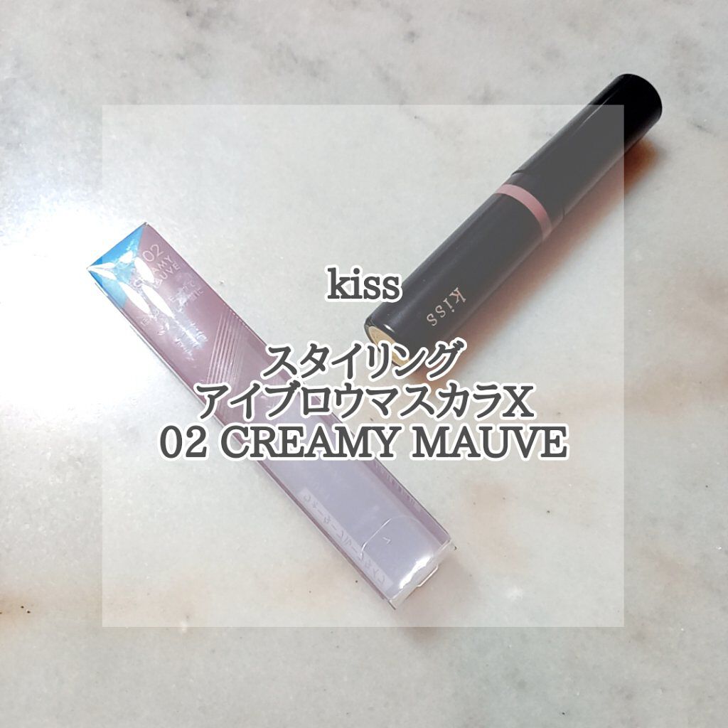 KiSS スタイリング アイブロウマスカラのクチコミ「⸜ 今夏のトレンドカラーを取り入れません？？？ ⸝

【モーヴカラーで旬顔に！】

୨୧┈┈┈.....」（1枚目）