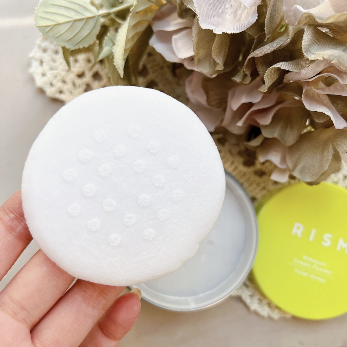 ワタユキ クリームパウダー/RISM/フェイスクリームを使ったクチコミ（2枚目）