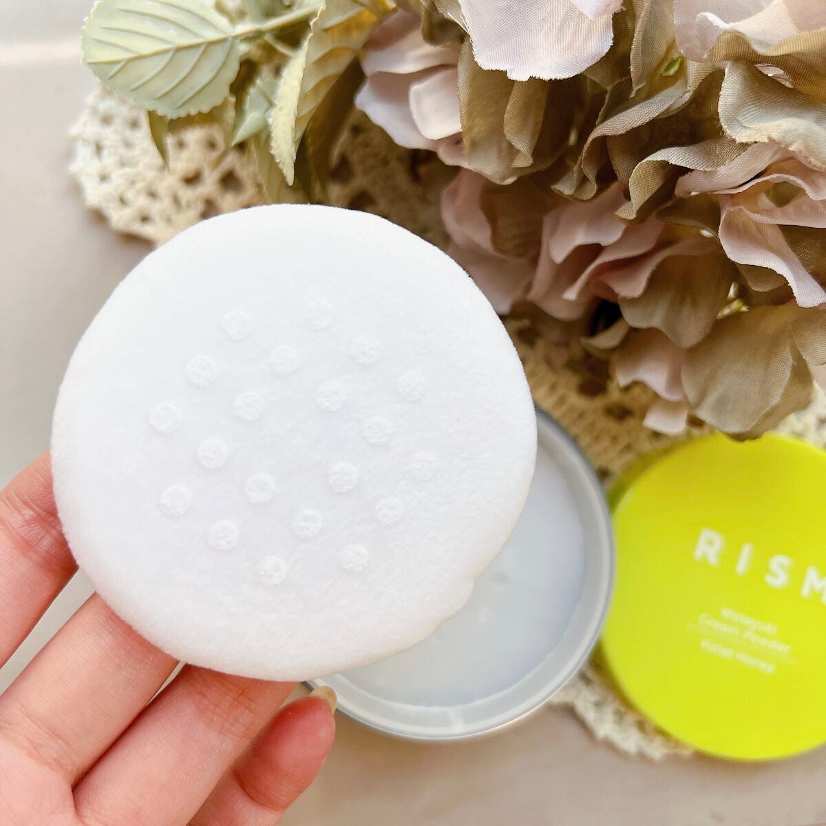 ワタユキ クリームパウダー/RISM/フェイスクリームを使ったクチコミ(2枚目)