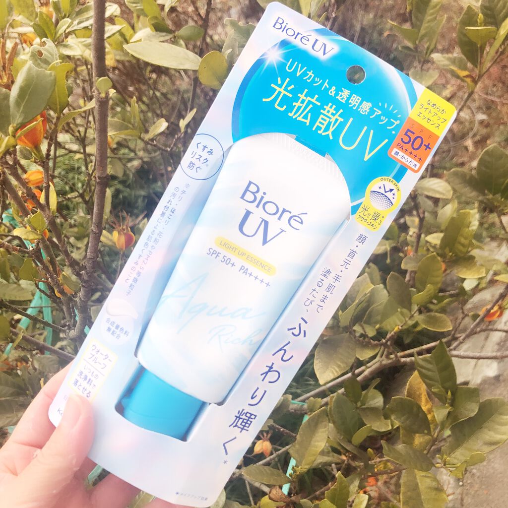 ビオレUV アクアリッチ ライトアップエッセンス/ビオレ/日焼け止めクリームを使ったクチコミ(1枚目)