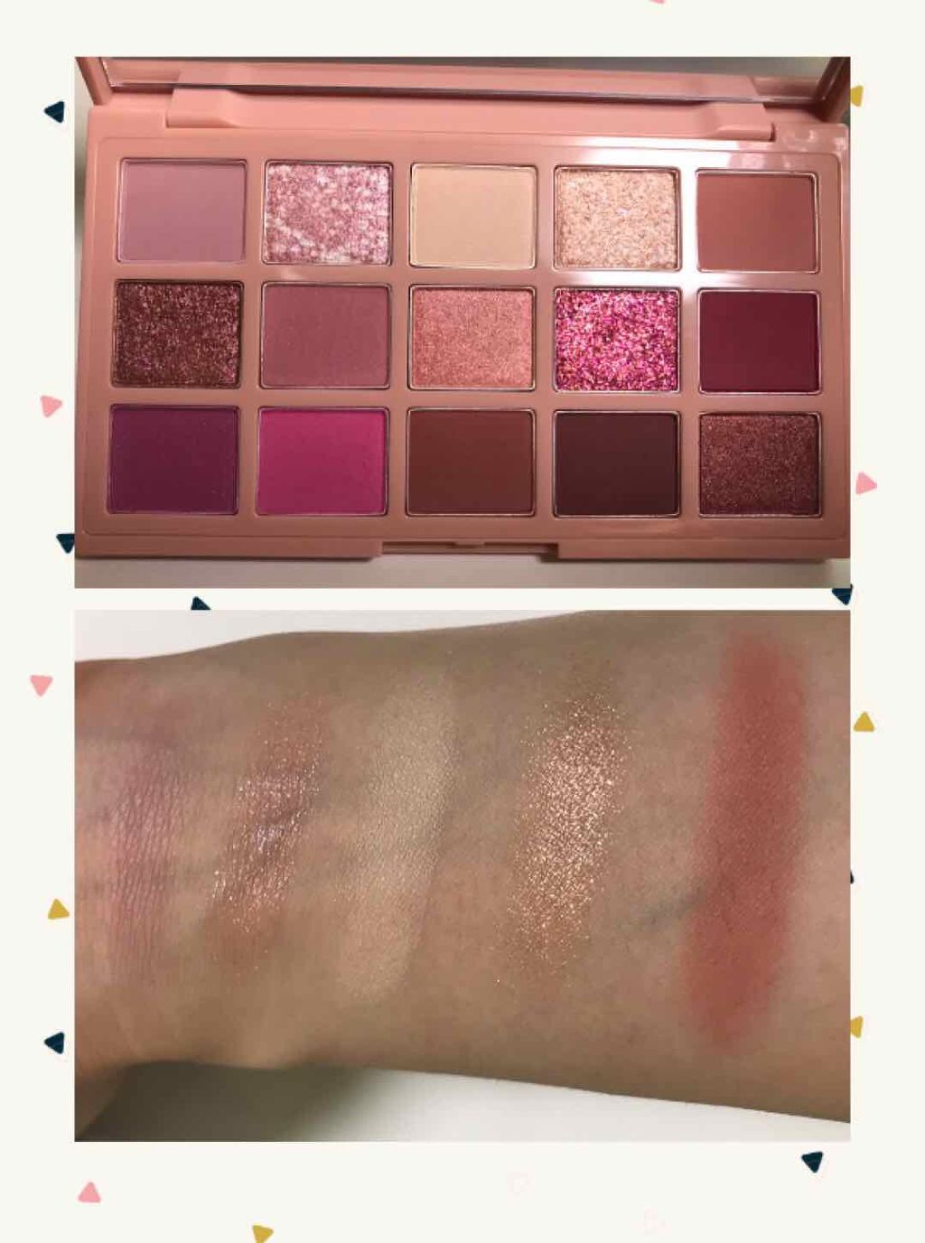 プレイカラーアイパレット ローズボム/ETUDE/アイシャドウパレットを使ったクチコミ（2枚目）