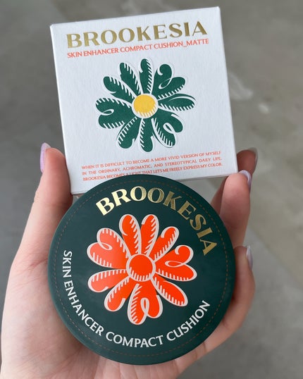 スキンエンハンサー コンパクト クッション (マット)/BROOKESIA/クッションファンデーションを使ったクチコミ(6枚目)