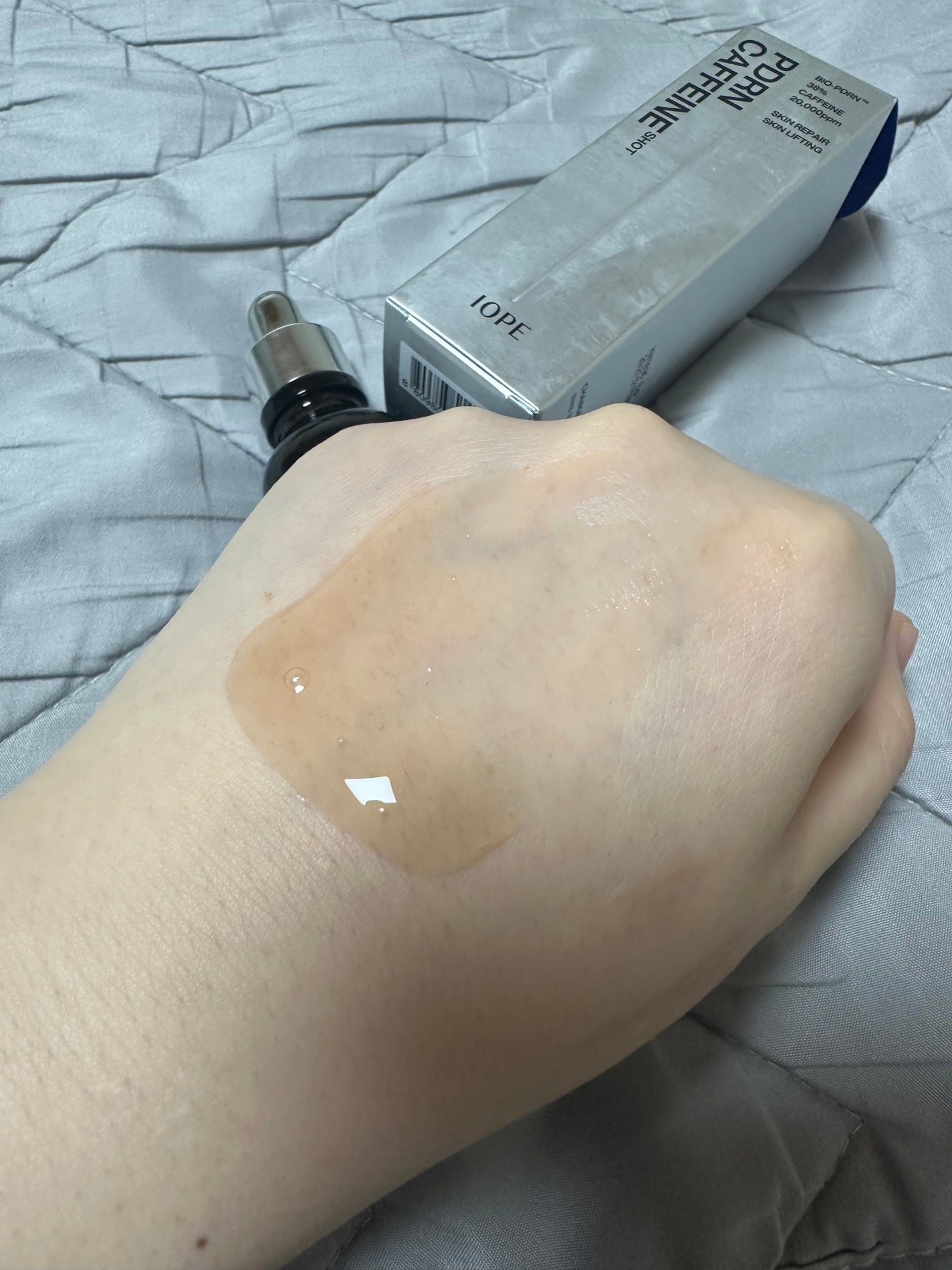 PDRNカフェインショット/IOPE/美容液を使ったクチコミ(3枚目)